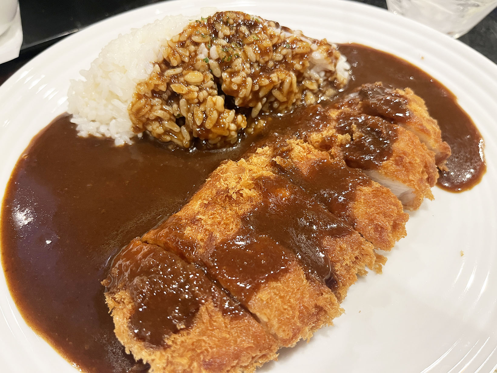 水春のカツカレー