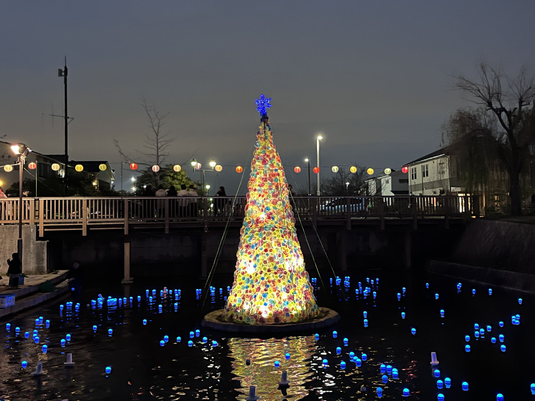 2025年12月13日 クリスマスライトアップ＆灯篭流し in親水中央公園東